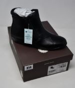 Three pairs of Pavers wide fit leather ankle boots (UK 4, 5, 7 - RRP £45 each).