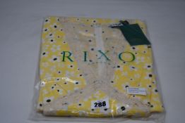 An as new Rixo micro mod floral yellow dress (UK 10 - RRP £265).