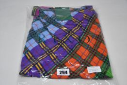 An as new Rixo Holly rainbow flower check dress (UK 8 - RRP £225).