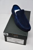 A pair of as new Loake Lifestyle Nicholson shoes in navy suede (UK 11 - RRP £140).