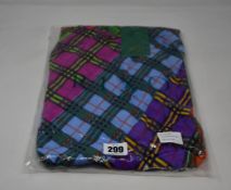 An as new Rixo Holly rainbow flower check dress (UK 12 - RRP £225).