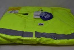 An as new FR Dritex S43Q Saturn fluorescent coat (XL -RRP $283).