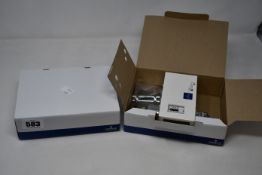 Two boxed as new Emerson Climate Technologies differential pressure controls.