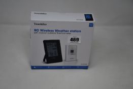 Five boxed as new Youshiko RC Wireless Weather station with indoor/outdoor thermometer (YC9355).