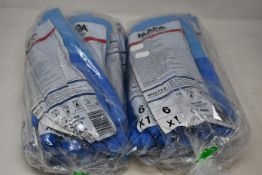 Fifty pairs of as new Mapa Natural Latex Jersette 301 Gloves (6, X1).
