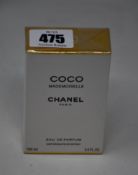 One boxed as new Chanel Coco Mademoiselle eau de parfum spray 100 ml.