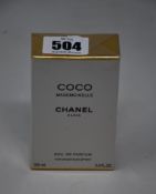 One boxed as new Chanel Coco Mademoiselle eau de parfum spray 100 ml.