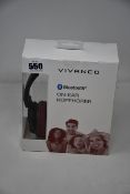 Five boxed as new Vivanco on-ear bluetooth headphones (Mooove air red).