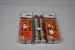 Three boxed as new Paslode Impulse Fuel Cell IM350 (2 pcs per box).