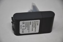 Twenty boxed as new li-ion rechargeable battery packs for Dyson DC62 (21.6V 4000mAh 86.4Wh).