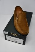A pair of as new Loake Lifestyle Nicholson shoes in brown suede (UK 10 - RRP £140).