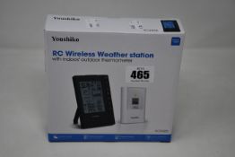 Five boxed as new Youshiko RC Wireless Weather station with indoor/outdoor thermometer (YC9355).