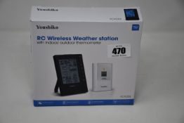 Five boxed as new Youshiko RC Wireless Weather station with indoor/outdoor thermometer (YC9355).
