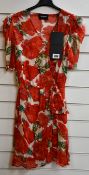 An as new The Kooples Summer Peonies dress (Size 0 - RRP £298).