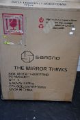 One boxed as new S'bagno 600 x 800mm Illuminated LED Bathroom Mirror.