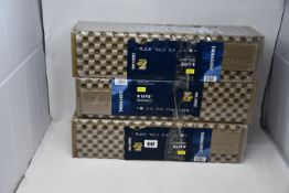 Three boxed as new ThermaRest Z-Lite compact closed-cell foam sleeping pads (Size R).