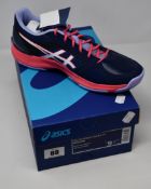 A pair of as new Asics Netburner Super FF trainers (UK 7).