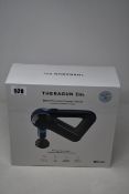 One boxed as new Theragun Elite massage gun.