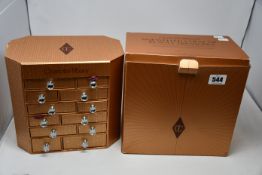 A boxed as new Charlotte Tilbury Bejewelled Chest of Beauty treasures.