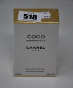 One boxed as new Chanel Coco Mademoiselle eau de parfum spray 100 ml.