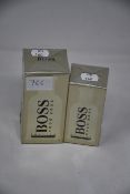 Four Hugo Boss Bottled eau de parfum ( 3 x 100ml 1 x 50ml).