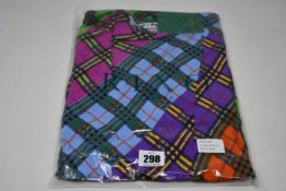 An as new Rixo Holly rainbow flower check dress (UK 12 - RRP £225).