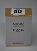 One boxed as new Chanel Coco Mademoiselle eau de parfum spray 100 ml.