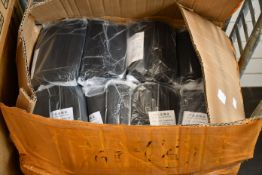 A large quantity of boxed as new black disposable face masks (Approximately 1500).