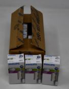 Ten boxed as new Philips CorePro LEDlinear ND 7.5-60W R7S 78mm830 lights.