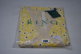 An as new Rixo micro mod floral yellow dress (UK 10 - RRP £265).