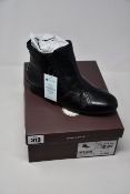 Three pairs of Pavers wide fit leather ankle boots (UK 4 and 2 x UK 6 - RRP £45 each).