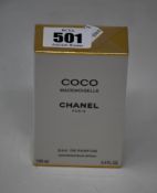 One boxed as new Chanel Coco Mademoiselle eau de parfum spray 100 ml.