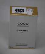 One boxed as new Chanel Coco Mademoiselle eau de parfum spray 100 ml.