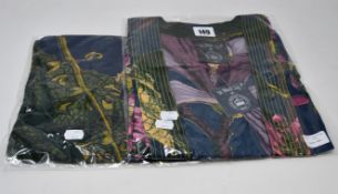 Two as new One Hundred Stars Kew Gardens Magnolia Flower scarves (RRP £30 each) and two Magnolia