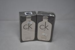 Eight boxed as new Calvin Klein CK All eau de toilette (200ml).
