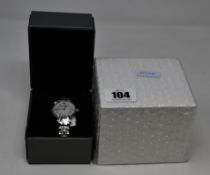 A ladies as new Emporio Armani AR1908 wrist watch.