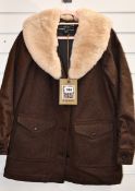 A ladies as new Filson Wool Trapper coat (S - RRP $695).