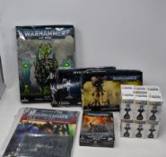 Nine items of Warhammer 40,000 items to include Szarekh The Silent Kings and and Lokhust Heavy
