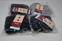 Four pairs of Thinx sleep shorts (All M - RRP £36 each).