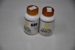 Six as new NTL Organic collection Gluta 600GS lightening and anti aging capsules.