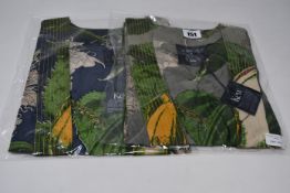 Four as new One Hundred Stars Kew Gardens Passion Flower kimonos (RRP £43 each).