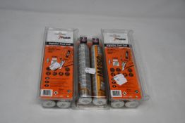 Four boxed as new Paslode Impulse Fuel Cell IM350 (2 pcs per box).