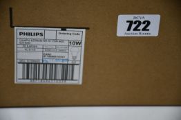 Four boxed as new Philips CorePro LEDbulb ND 10-75w a60 e27 840 (10 pcs per box).