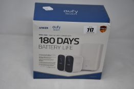One boxed as new Eufy Security ANKER 180 days battery life wire-free security camera.
