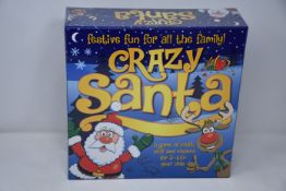 Six boxed as new Crazy Santa board games.