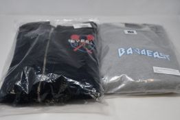 An as new Baja East LA Embassy Beverly Hills zip hoodie (Size 0) together with a Baja East Raglan