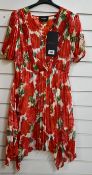An as new The Kooples Summer Peonies dress (Size 3 - RRP £298).