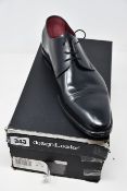 A pair of as new Loake Abberline shoes in black (UK 12- RRP £175).