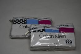 Five packs of women's as new Calvin Klein Bikinis briefs (Three pairs per pack, all M - RRP £38
