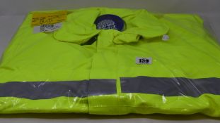 An as new FR Dritex S43Q Saturn fluorescent coat (XL -RRP $283).